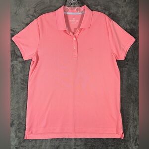 Southern Tide Women's Pink Polo‎ Shirt Size Medium